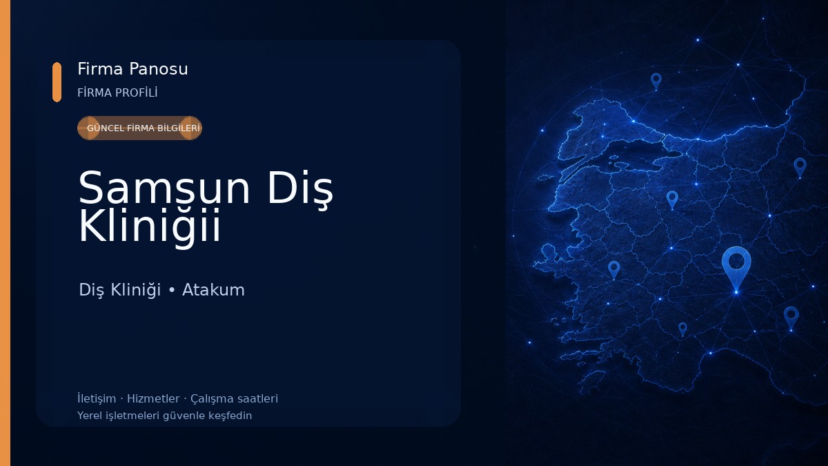 Samsun Diş Kliniğii Diş Kliniği