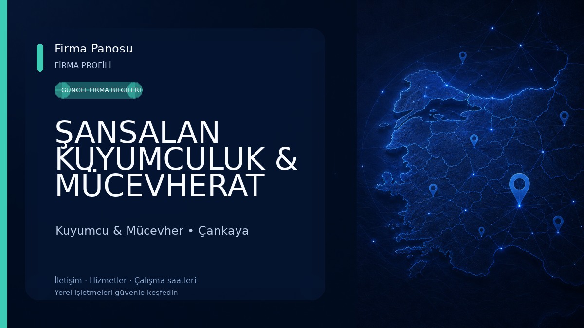 ŞANSALAN KUYUMCULUK & MÜCEVHERAT Kuyumcu & Mücevher