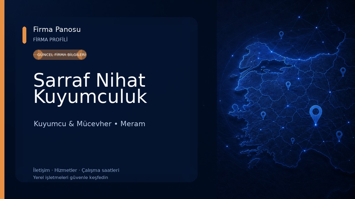 Sarraf Nihat Kuyumculuk Kuyumcu & Mücevher