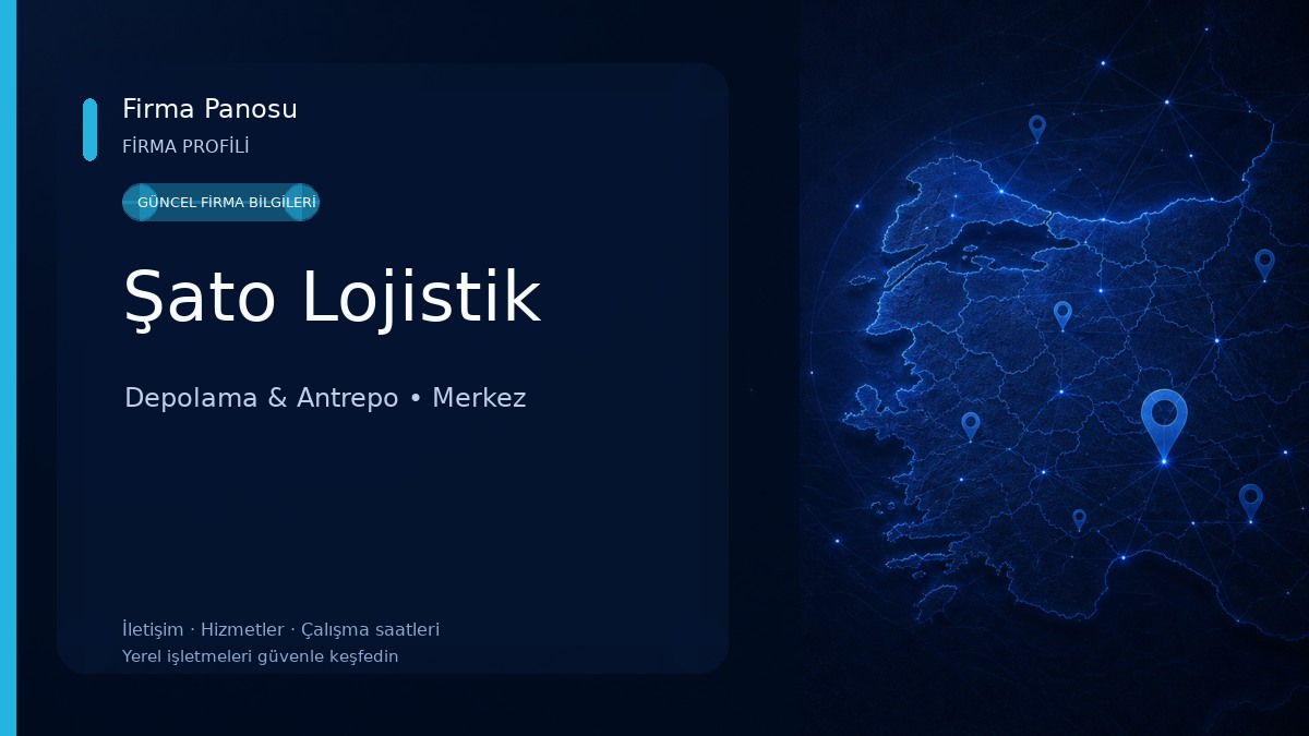 Şato Lojistik Depolama & Antrepo