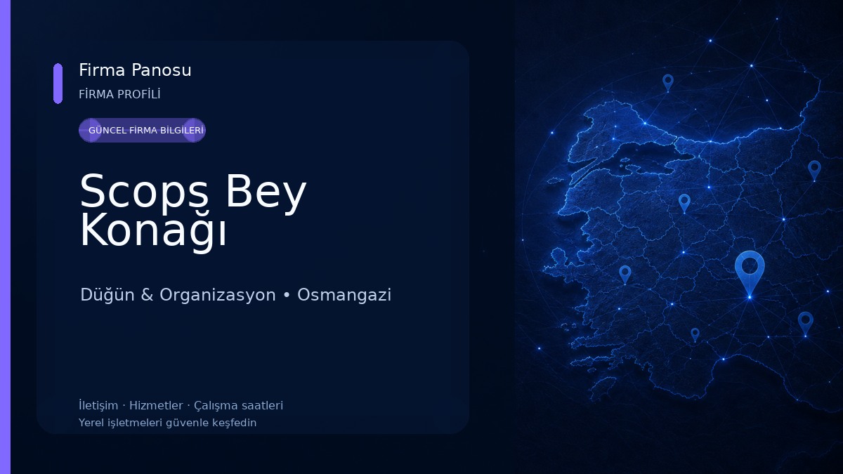 Scops Bey Konağı Düğün & Organizasyon