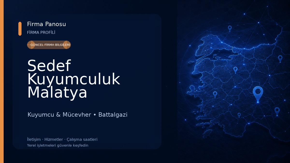 Sedef Kuyumculuk Malatya Kuyumcu & Mücevher