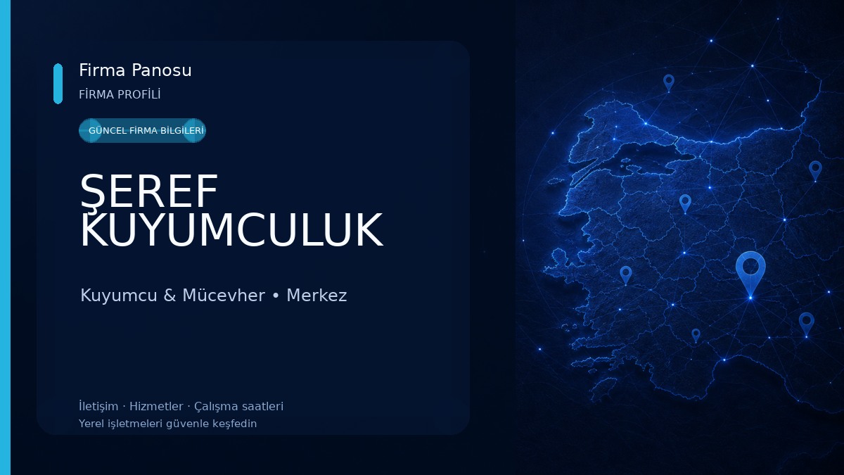 ŞEREF KUYUMCULUK Kuyumcu & Mücevher