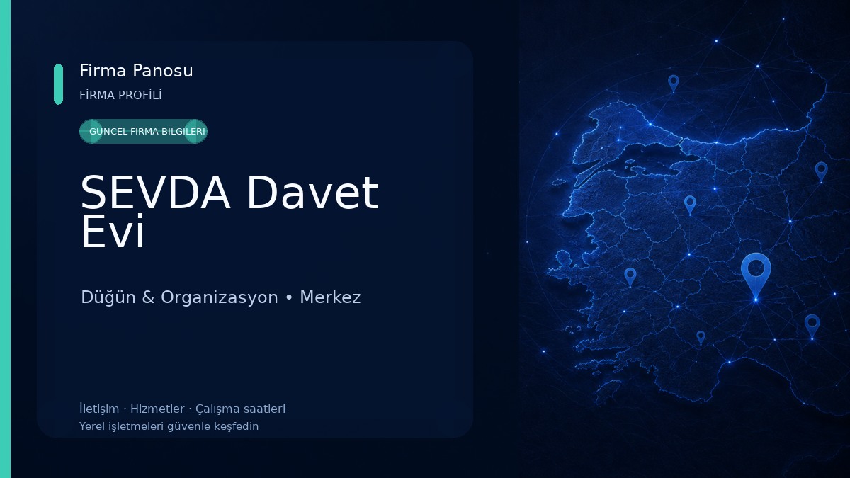 SEVDA Davet Evi Düğün & Organizasyon