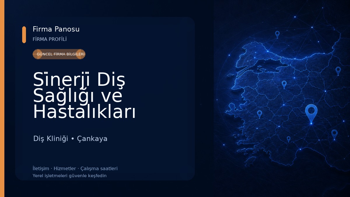 Si̇nerji̇ Diş Sağlığı ve Hastalıkları Klinik Diş Kliniği