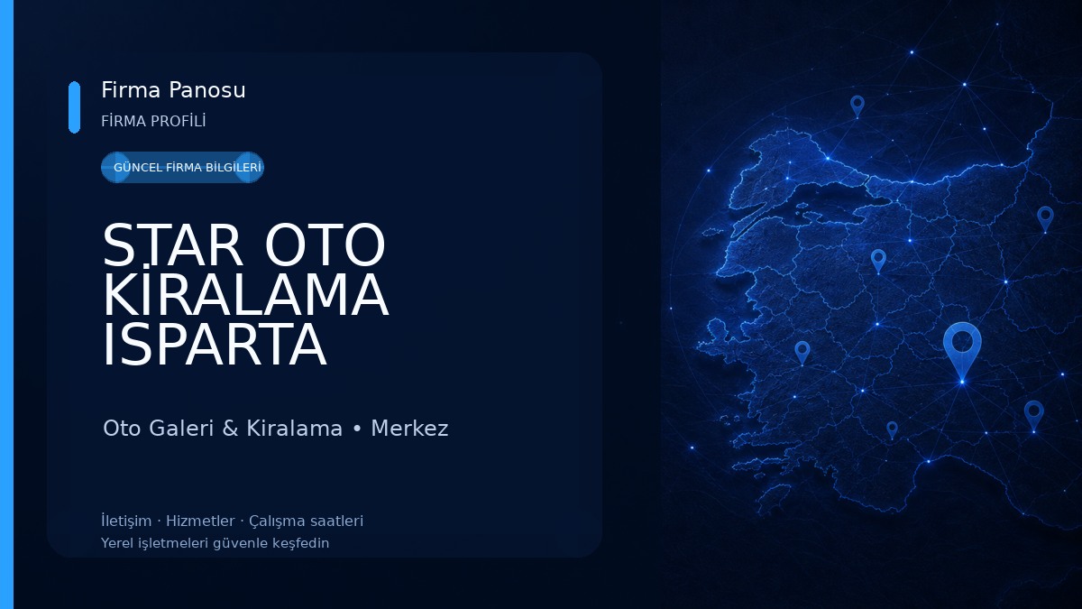 STAR OTO KİRALAMA ISPARTA Oto Galeri & Kiralama