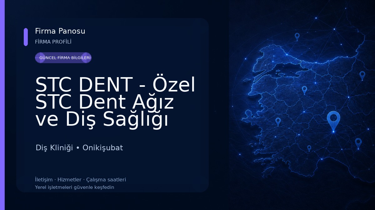 STC DENT - Özel STC Dent Ağız ve Diş Sağlığı Polikliniği-1 Diş Kliniği