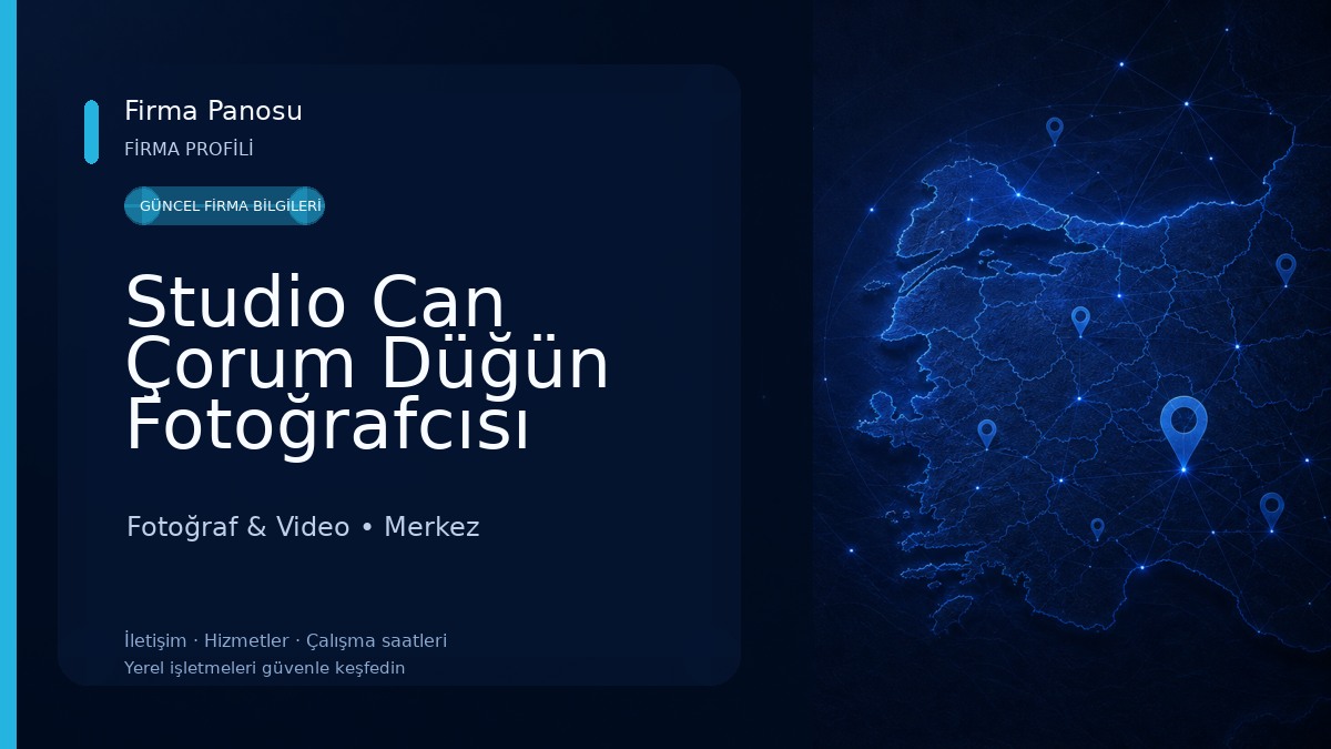 Studio Can Çorum Düğün Fotoğrafcısı Fotoğraf & Video