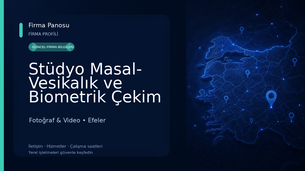 Stüdyo Masal- Vesikalık ve Biometrik Çekim Merkezi Fotoğraf & Video