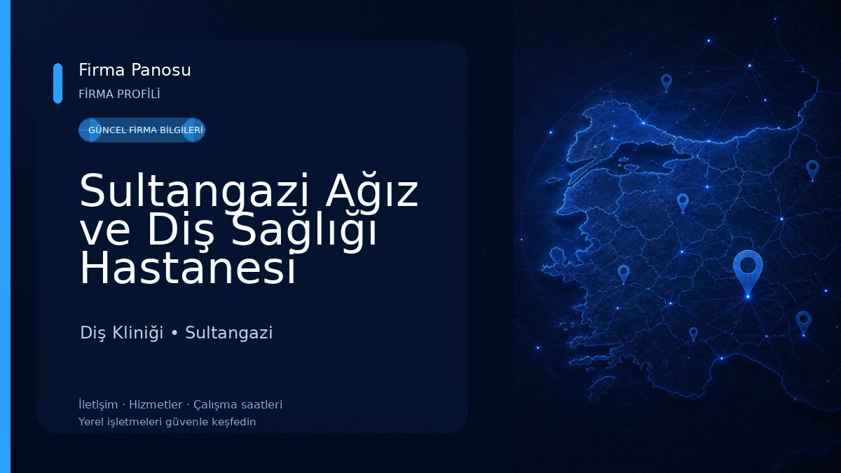 Sultangazi Ağız ve Diş Sağlığı Hastanesi Diş Kliniği