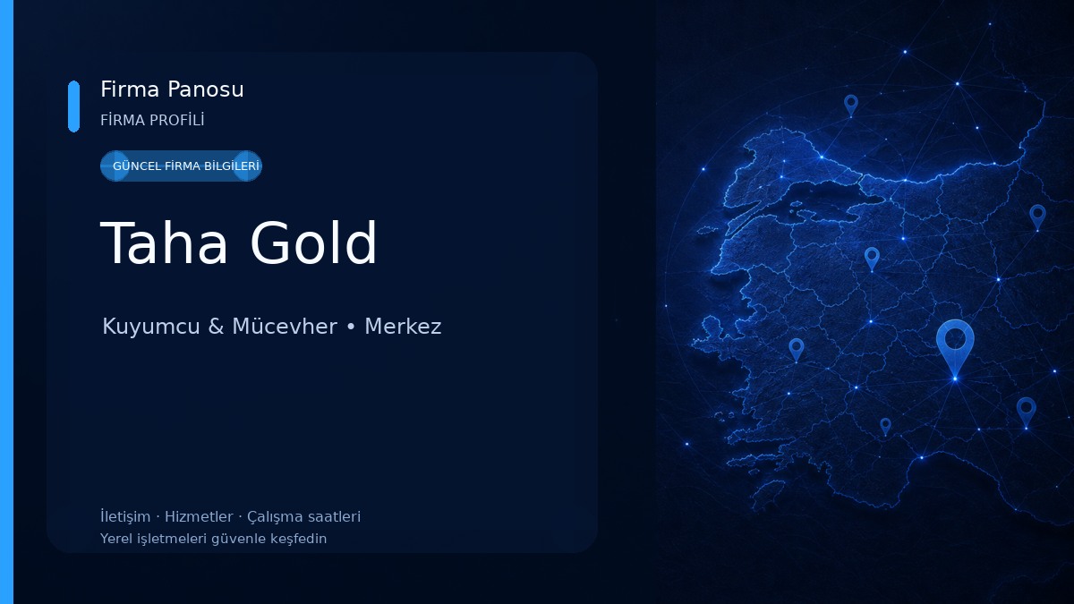 Taha Gold Kuyumcu & Mücevher