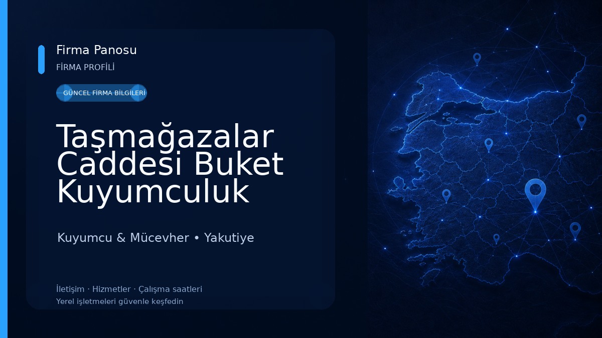 Taşmağazalar Caddesi Buket Kuyumculuk Kuyumcu & Mücevher