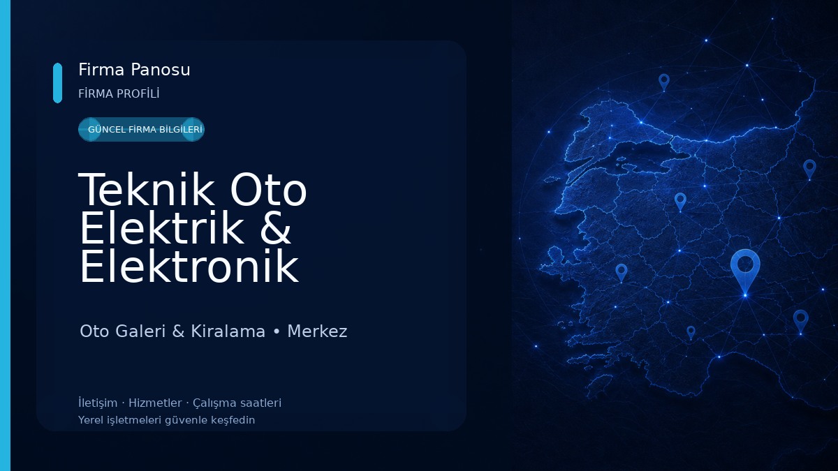 Teknik Oto Elektrik & Elektronik WOLKSVAGEN Oto Galeri & Kiralama