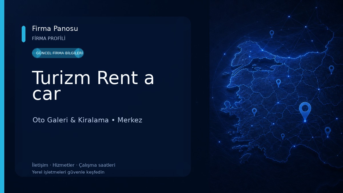 Turizm Rent a car Oto Galeri & Kiralama