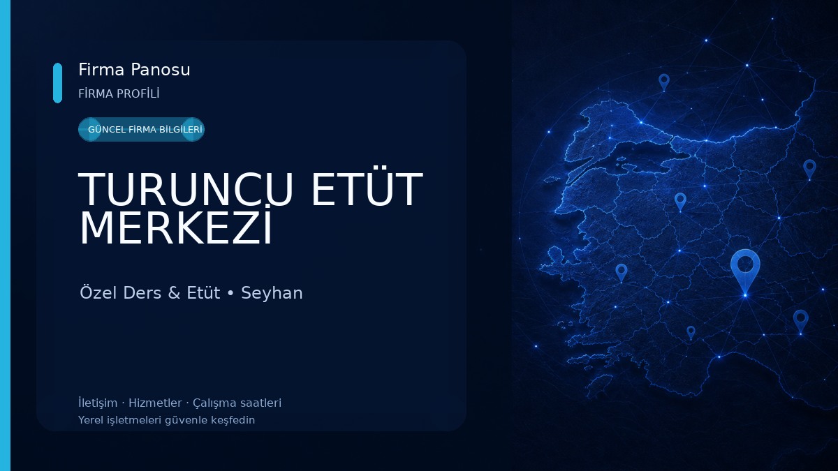 TURUNCU ETÜT MERKEZİ Özel Ders & Etüt