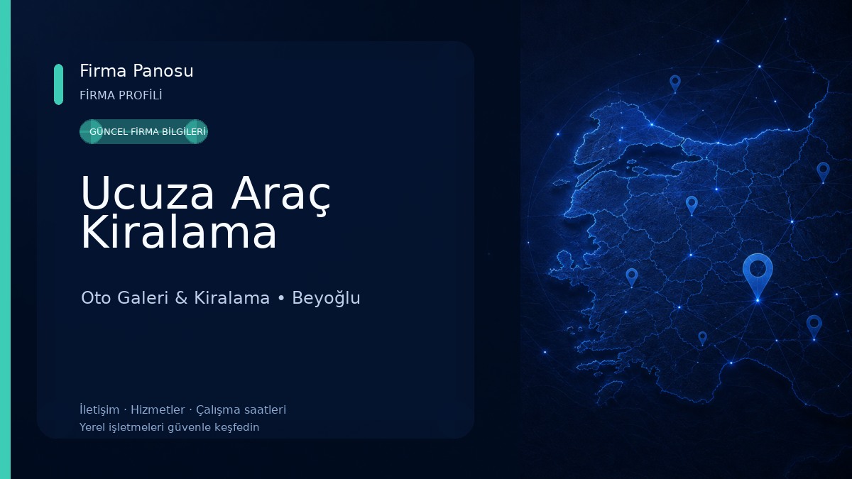 Ucuza Araç Kiralama Oto Galeri & Kiralama