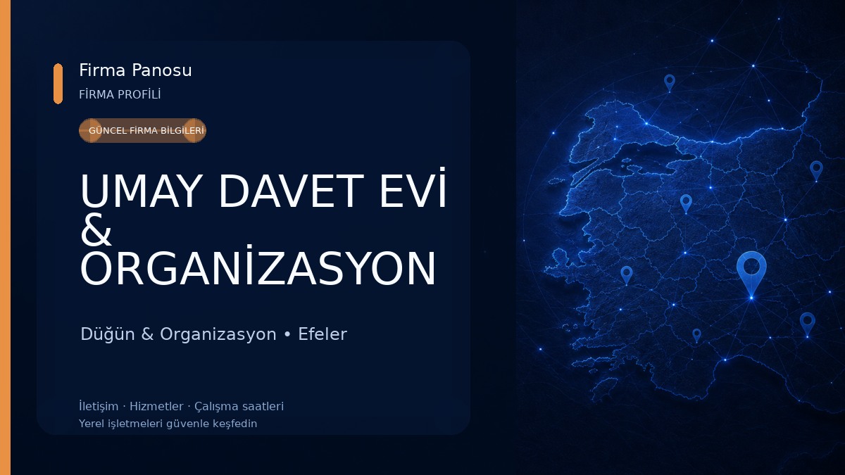 UMAY DAVET EVİ & ORGANİZASYON Düğün & Organizasyon