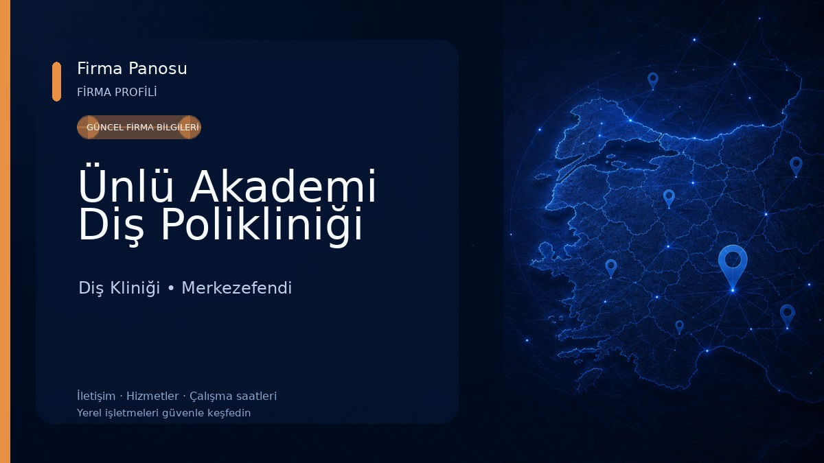 Ünlü Akademi Diş Polikliniği Diş Kliniği