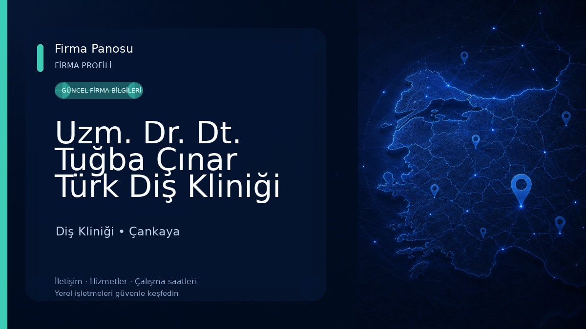 Uzm. Dr. Dt. Tuğba Çınar Türk Diş Kliniği /Sedasyonla Diş Tedavisi/Ankara Çocuk Diş Doktoru Diş Kliniği