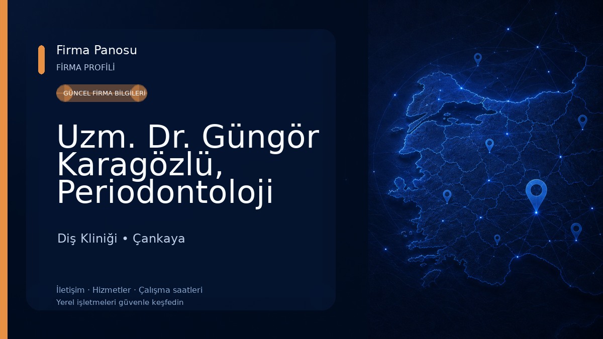 Uzm. Dr. Güngör Karagözlü, Periodontoloji Diş Kliniği