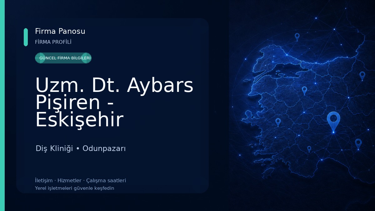 Uzm. Dt. Aybars Pişiren - Eskişehir Periodontoloji ve İmplantoloji Diş Kliniği