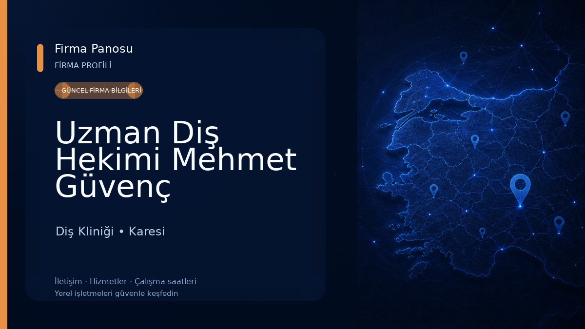 Uzman Diş Hekimi Mehmet Güvenç Balıkesir Özel Diş Kliniği-Lamina-Zirkonyum-İmplant-Beyazlatma-Estetik ve Kozmetik Diş Hekimi Diş Kliniği