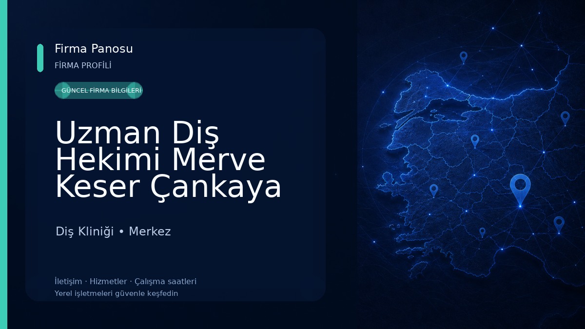 Uzman Diş Hekimi Merve Keser Çankaya & Diş Hekimi Ahmet Furkan Keser 