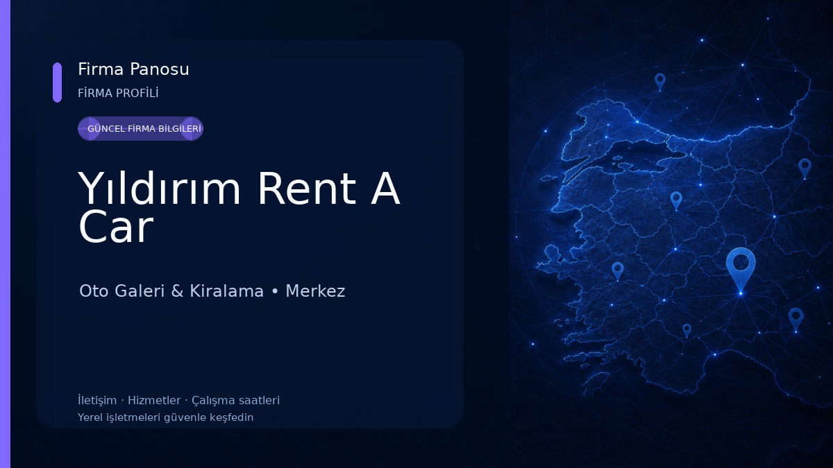 Yıldırım Rent A Car Oto Galeri & Kiralama