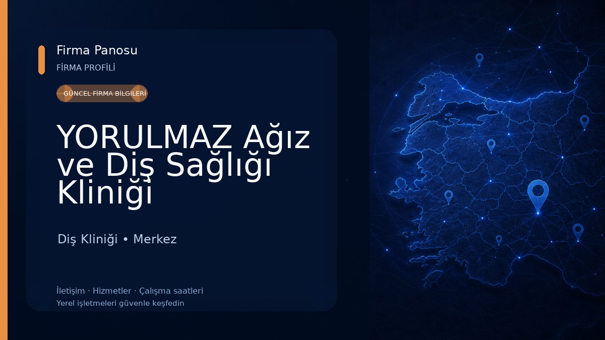 YORULMAZ Ağız ve Diş Sağlığı Kliniği Diş Kliniği