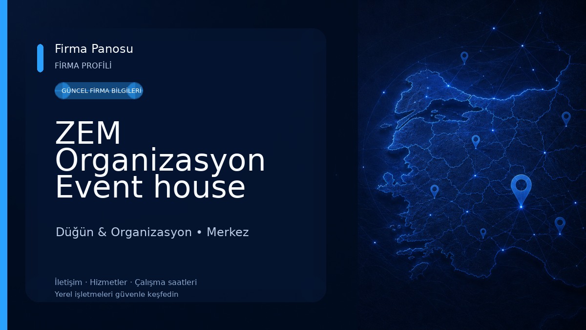 ZEM Organizasyon Event house Düğün & Organizasyon