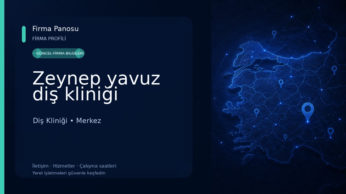 Zeynep yavuz diş kliniği Diş Kliniği