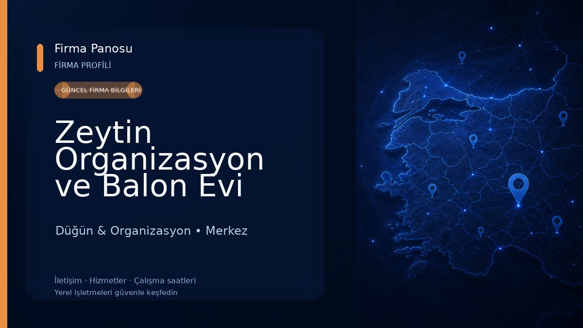 Zeytin Organizasyon ve Balon Evi Düğün & Organizasyon