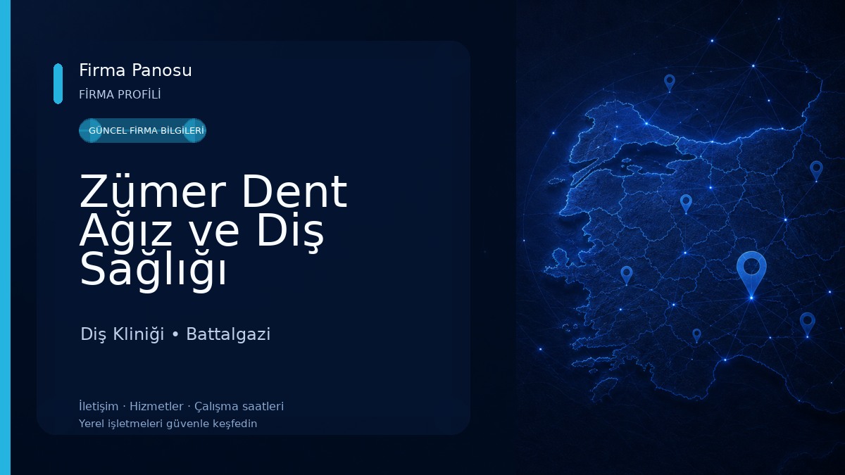 Zümer Dent Ağız ve Diş Sağlığı Polikliniği Diş Kliniği
